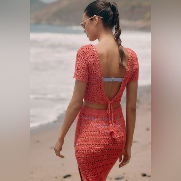 L*Space Sweetest Thing Crochet Top NWT - Picture 3 of 10